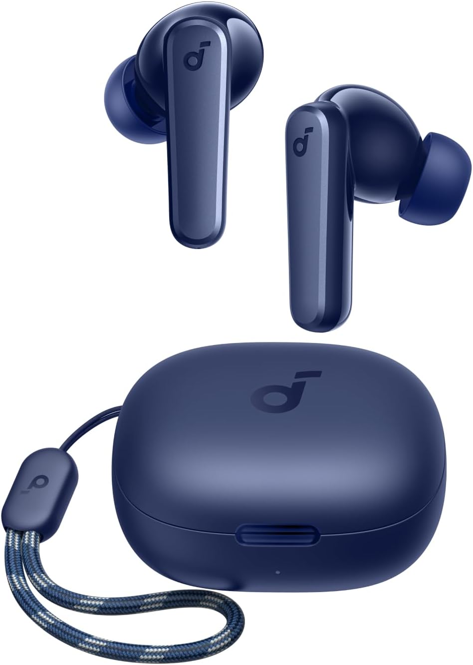 Anker Soundcore P20i Bluetooth Earphones, 10mm Drivers with Big Bass True Wireless Earbuds, Bluetooth 5.3, 30H Playtime, IPX5, 2 Mics for AI Clear Calls, 22 Preset EQs, Navy