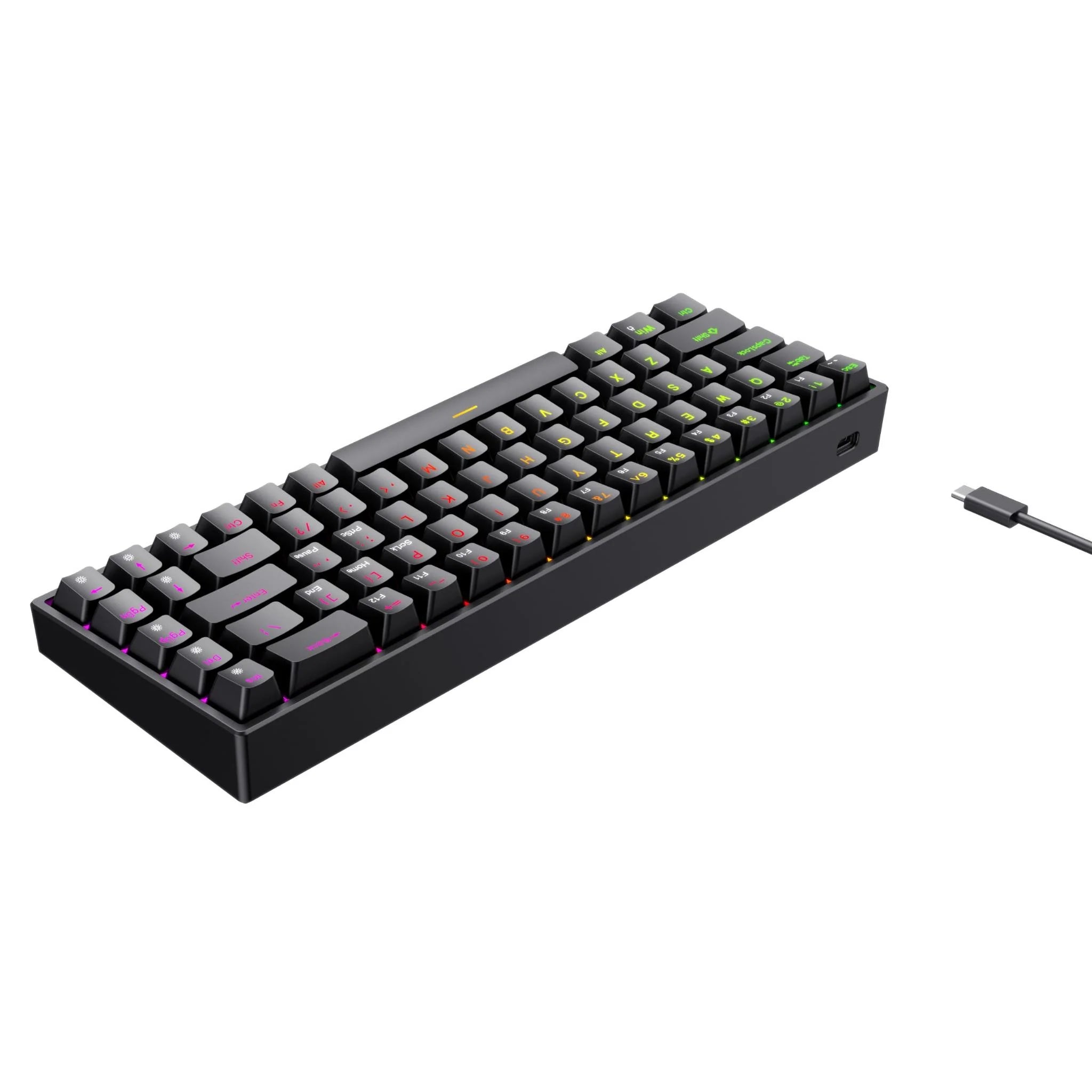 Mini keyboard Mechanical RGB Chroma Gaming Keyboard With Linear Optical Switch - White