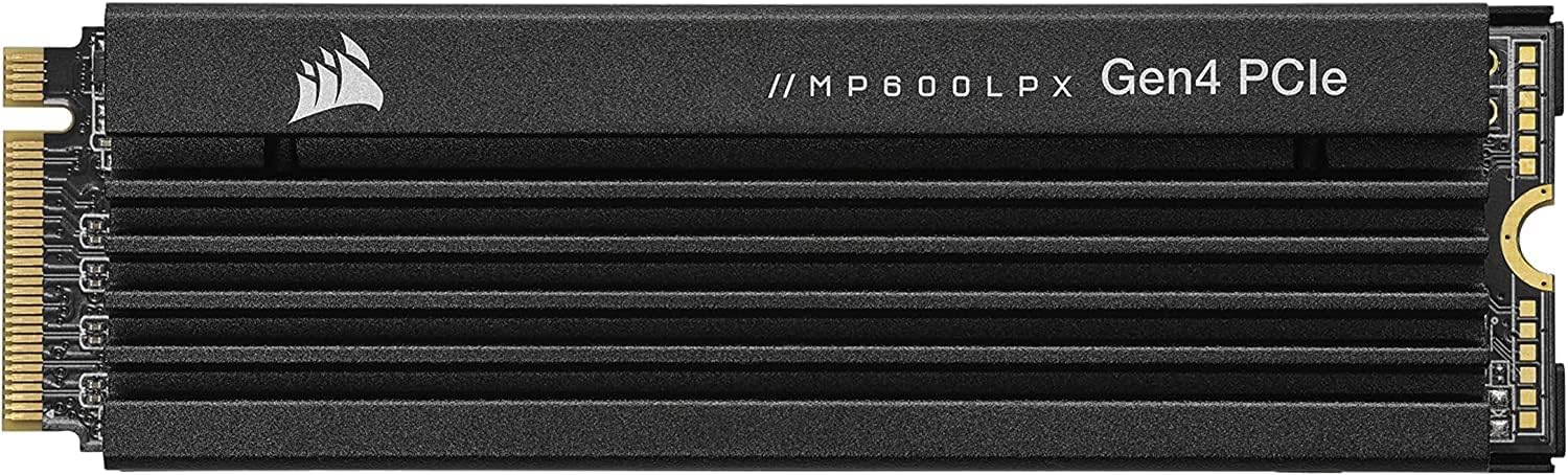 Corsair MP600 PRO 2TB M.2 - Optimised for PS5 - NVMe PCIe x4 Gen4 SSD - Up to 7,100MB/sec Read & 6,800MB/sec Write Speeds